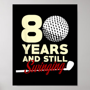 Poster 80 ans et toujours en ébullition 80e anniversaire