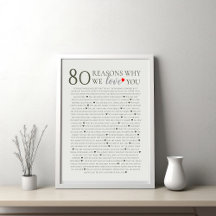 80 raisons pour lesquelles nous vous aimons 70e 60