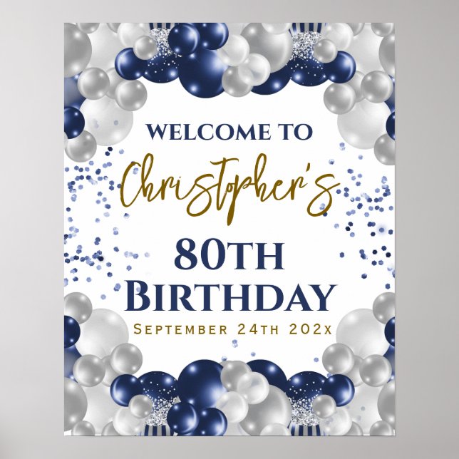 Poster 80e anniversaire de la fête des ballons de la Mari (Devant)