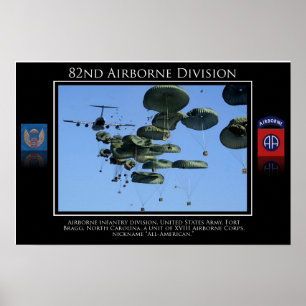 Poster 82e division aéroportée