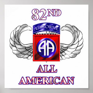 Poster 82e division aéroportée