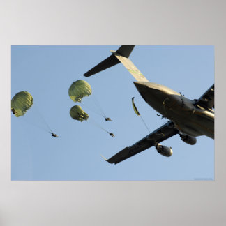 Poster 82e saut en vol de l'affiche C-17