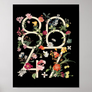 Poster 8647 Résister Subtil Floral Foxtrot Delta Tango Pr
