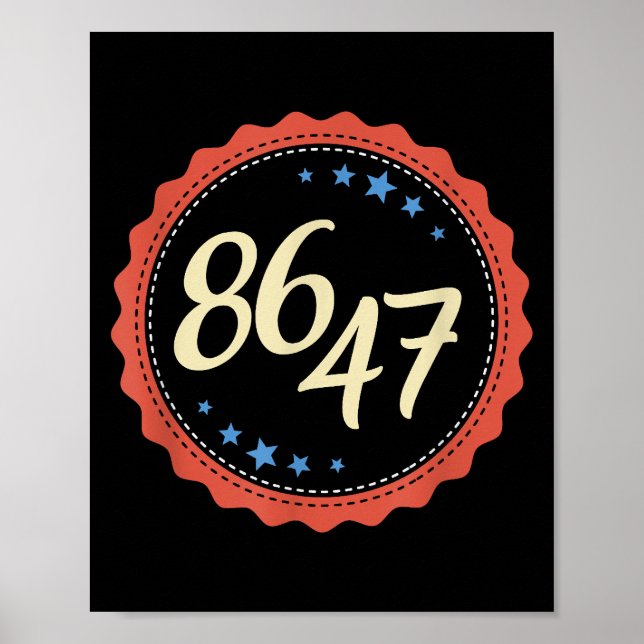 Poster 86 47 Anti Trump drôle (Devant)