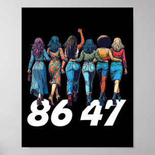 Poster 86 47 Anti Trump Drôle Femmes Filles
