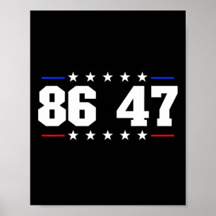 Poster 86 47 Anti-Trump Subtle Anti-Trump 8647