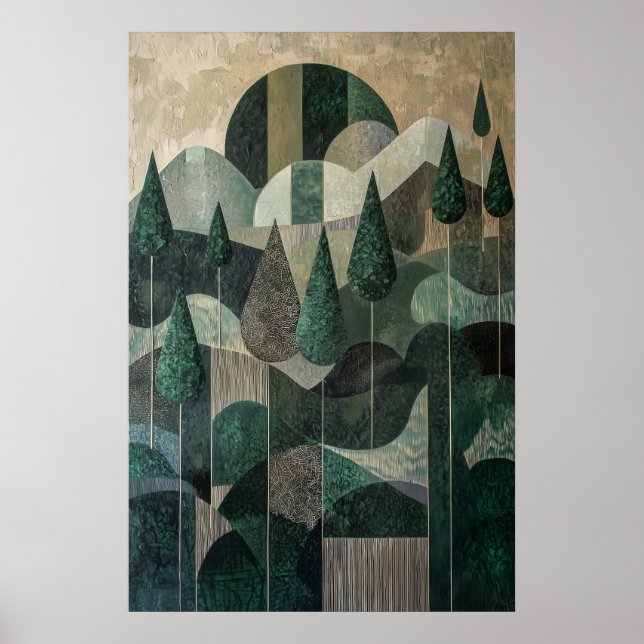 Poster 870 Abstrait (Devant)