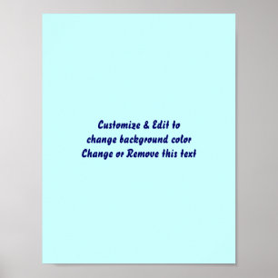 Poster 8.5" X 11" Leere Bild und Text hinzufügen