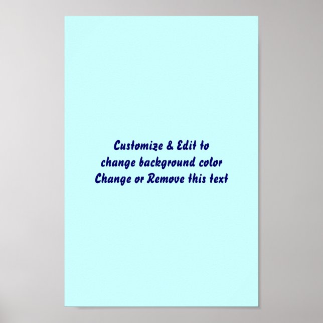 Poster 8" X 12" Blank add your image and text (Vorne)