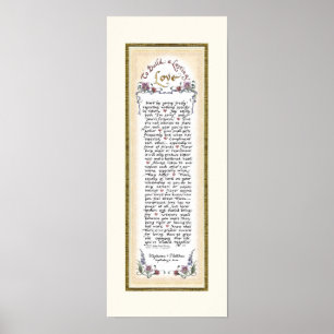 Poster 8 x 20 pour construire une crème d'amour durable F