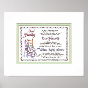 Poster 8x10 M464 - Notre surface composée de travail de l