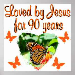 POSTER 90E ANNIVERSAIRE DE BUTTERFLY