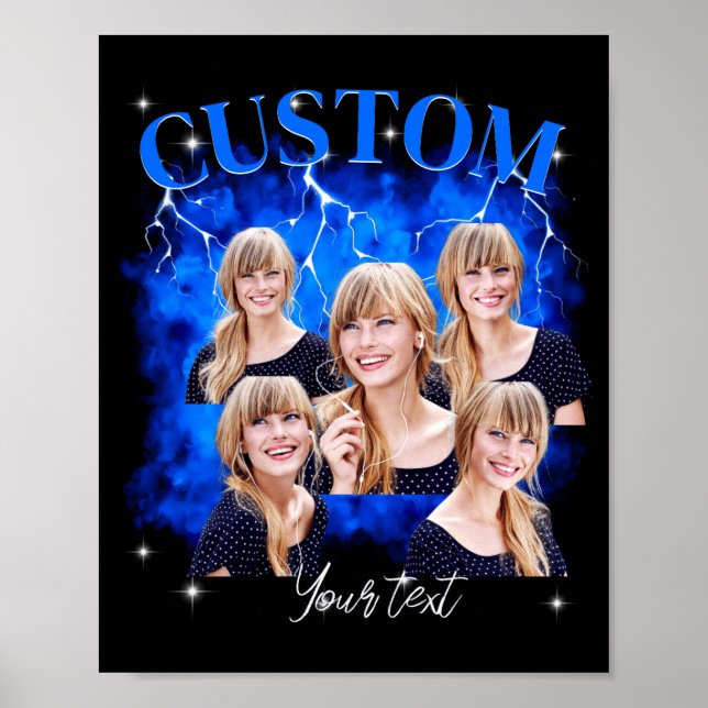 Poster 90s Bootleg Rap Tee Photo  (Devant)