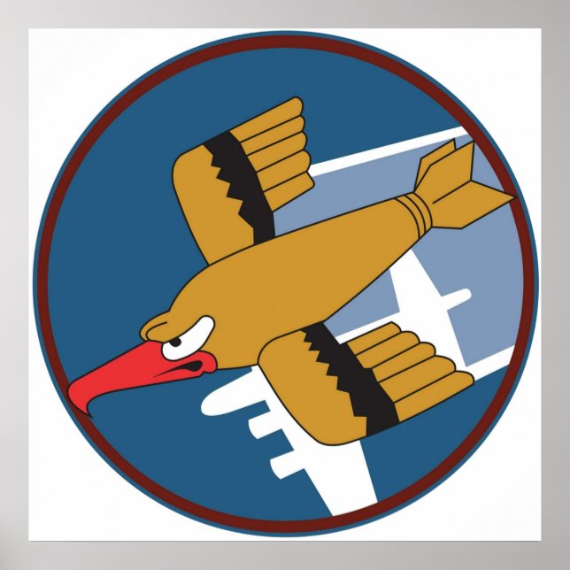 Poster 91e Groupe de Bombardment USAAF Style propre (Devant)
