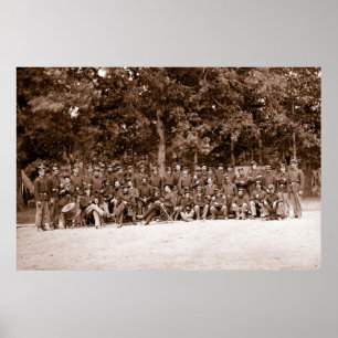 Poster 93e New York Infantry Company C, Guerre civile