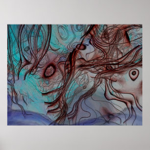Poster #96i abstrait
