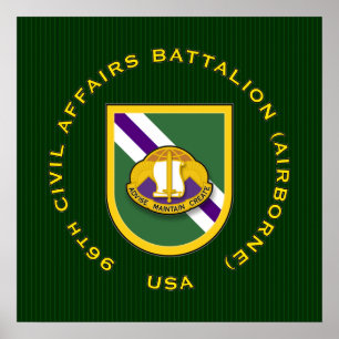 Poster 96th CA Bn - Airborne