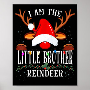 Poster 99 Je Suis Le Petit Frère Renne Noël Fami