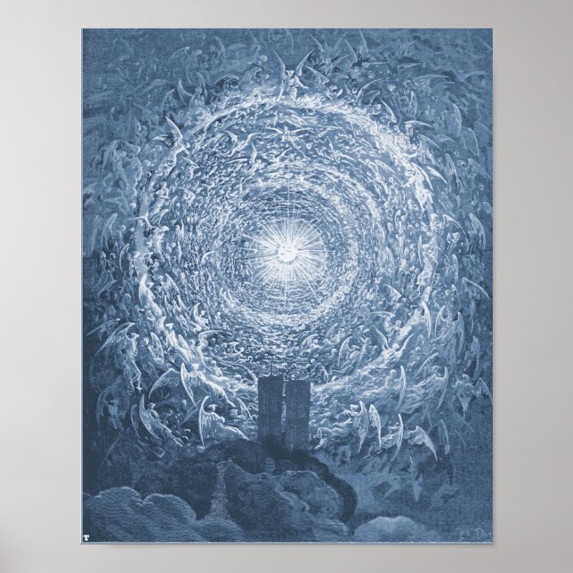 Poster 9.11 Tours jumelles Dore Rose blanche (Devant)