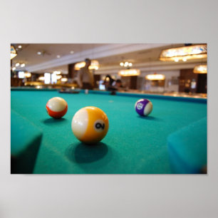 Poster 9 boules - pochette d'angle
