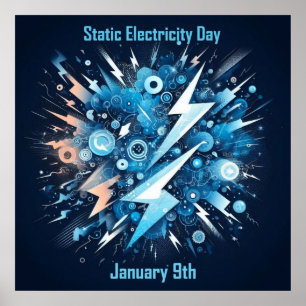 Poster 9 janvier - Journée de l'électricité statique