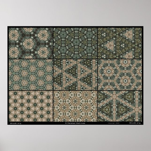 Poster 9 Matrices connexes (Devant)