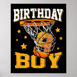Poster 9e anniversaire Bysketbyll garçon 9 ans Bysketbyll
