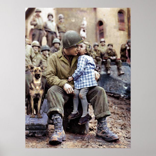 Poster 9e Technicien de division blindée, France, 1945 (Devant)