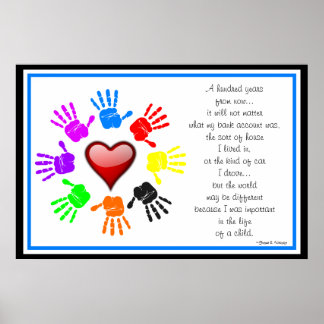 Poster A0001.I Fabriqué une différence.Poster.2