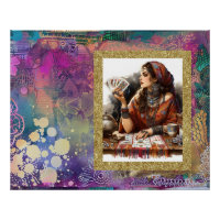 *~* A100. Lecteur de carte psychique Boho Gypsy Wo