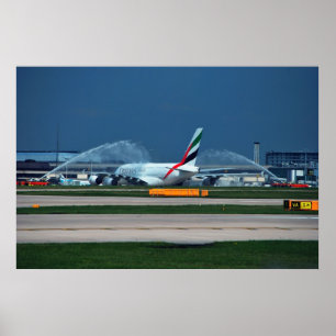 Poster A380 Manchester