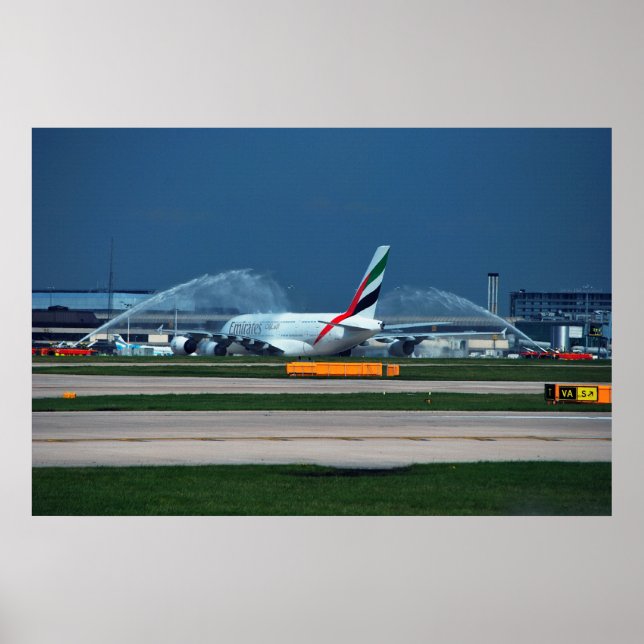 Poster A380 Manchester (Devant)