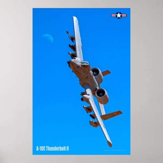 POSTER A-10C THUNDERBOLT II (Devant)