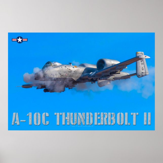 POSTER A-10C THUNDERBOLT II (Devant)