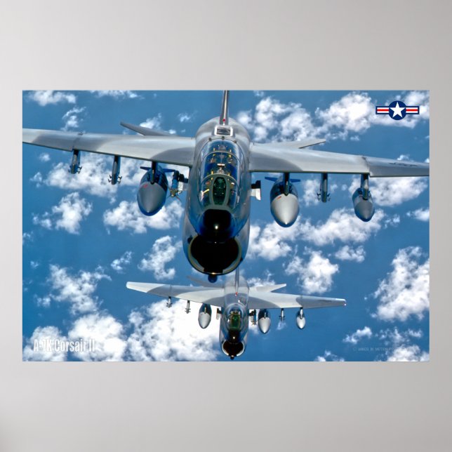 POSTER A-7 K CORSAIR II (Devant)