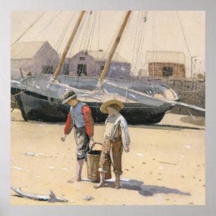 Poster A Basket of Clams