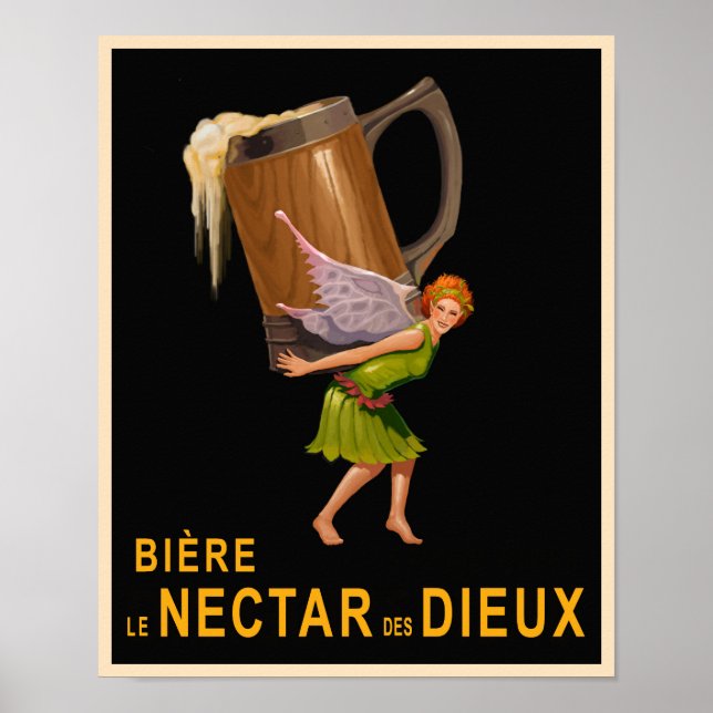poster à bière vintage (Devant)