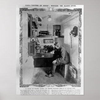 Poster À bord du naufrage "Titanic"