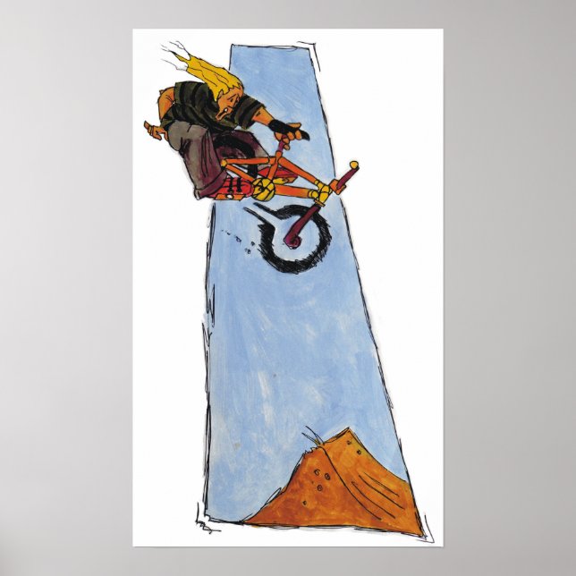 Poster À cheval Haut ! (Devant)