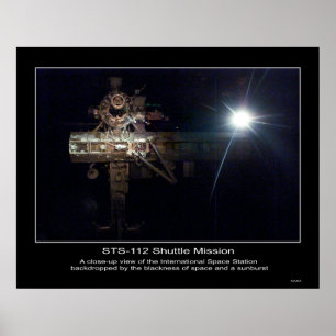 Poster A close-up view of the International Space Station