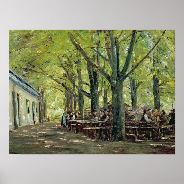 Poster A Country Brasserie, Brannenburg, Bavière, 1894 (Devant)