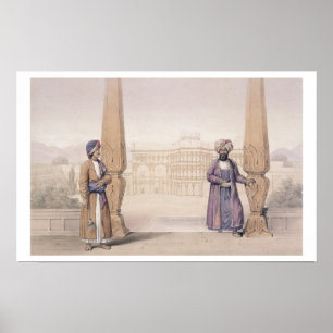 Poster A Dooranee Noble et son intendant au Palais