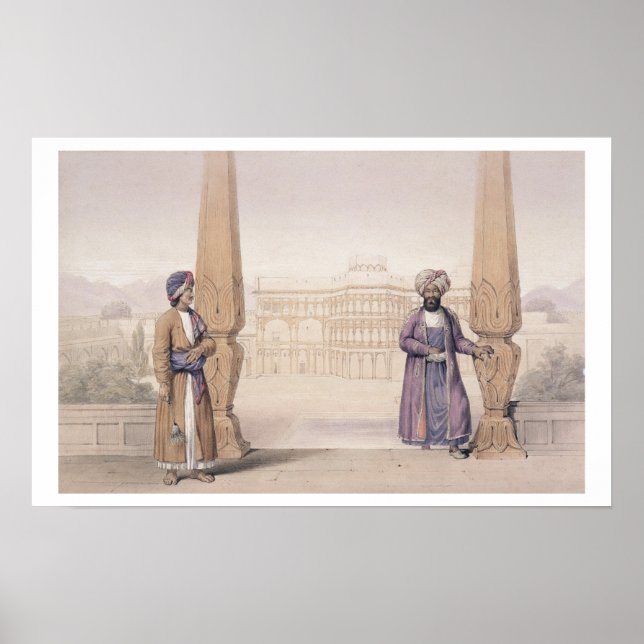 Poster A Dooranee Noble et son intendant au Palais (Devant)