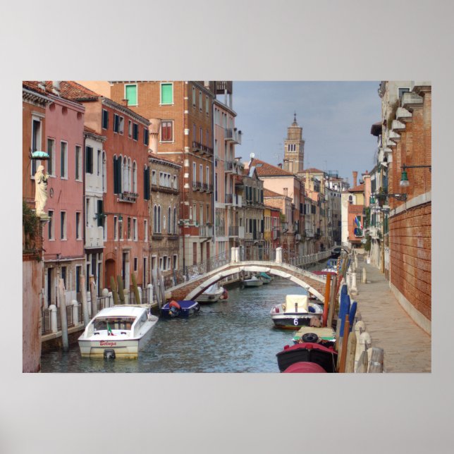 Poster A Dorsoduro, Venise Italie (Devant)