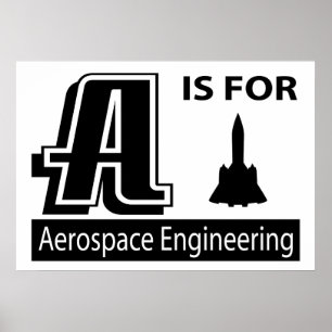 Poster A Est Destiné À L'Ingénierie Aérospatiale