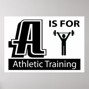 Poster A est pour la formation sportive