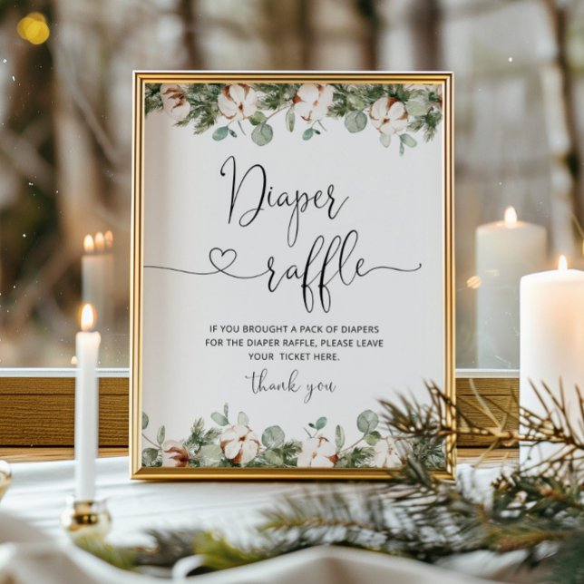 Poster À feuillage persistant bébé il fait froid à l'exté (Créateur téléchargé)