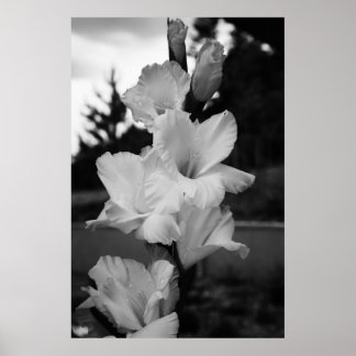 Poster à fleurs mariage
