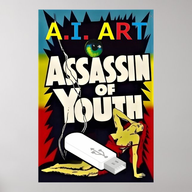 Poster A.I. Art - Assassin of Youth (Devant)