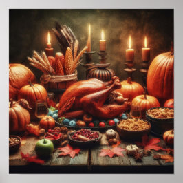 Poster A.I. Dîner De Thanksgiving